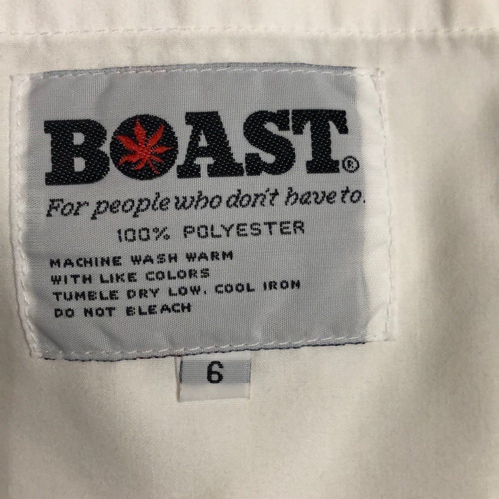 BOAST WHITE TENNIS SHORTS size 6 - Picture 5 of 8